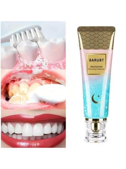Nicotinamide Brightening Toothpaste Deep Cleaning Yellow Teeth Stains Removal Fresh Breath Enamel Gums Care Whitening Toothpaste